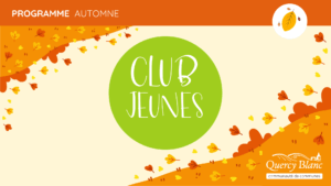 PROGRAMME OCTOBRE CLUB JEUNES CCQB